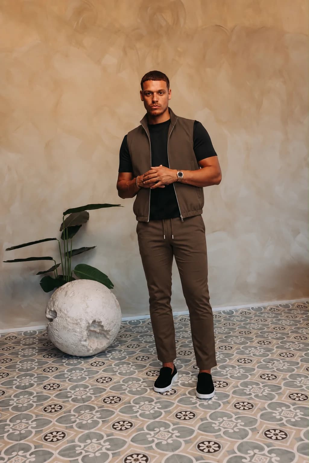 Monza Bodywarmer Brown