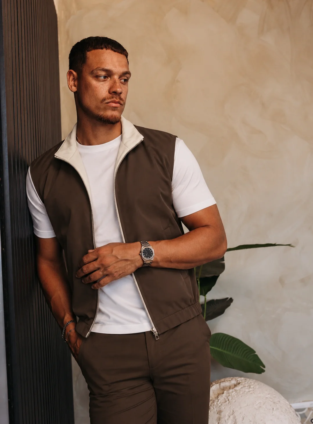 Core Bodywarmer Brown Light