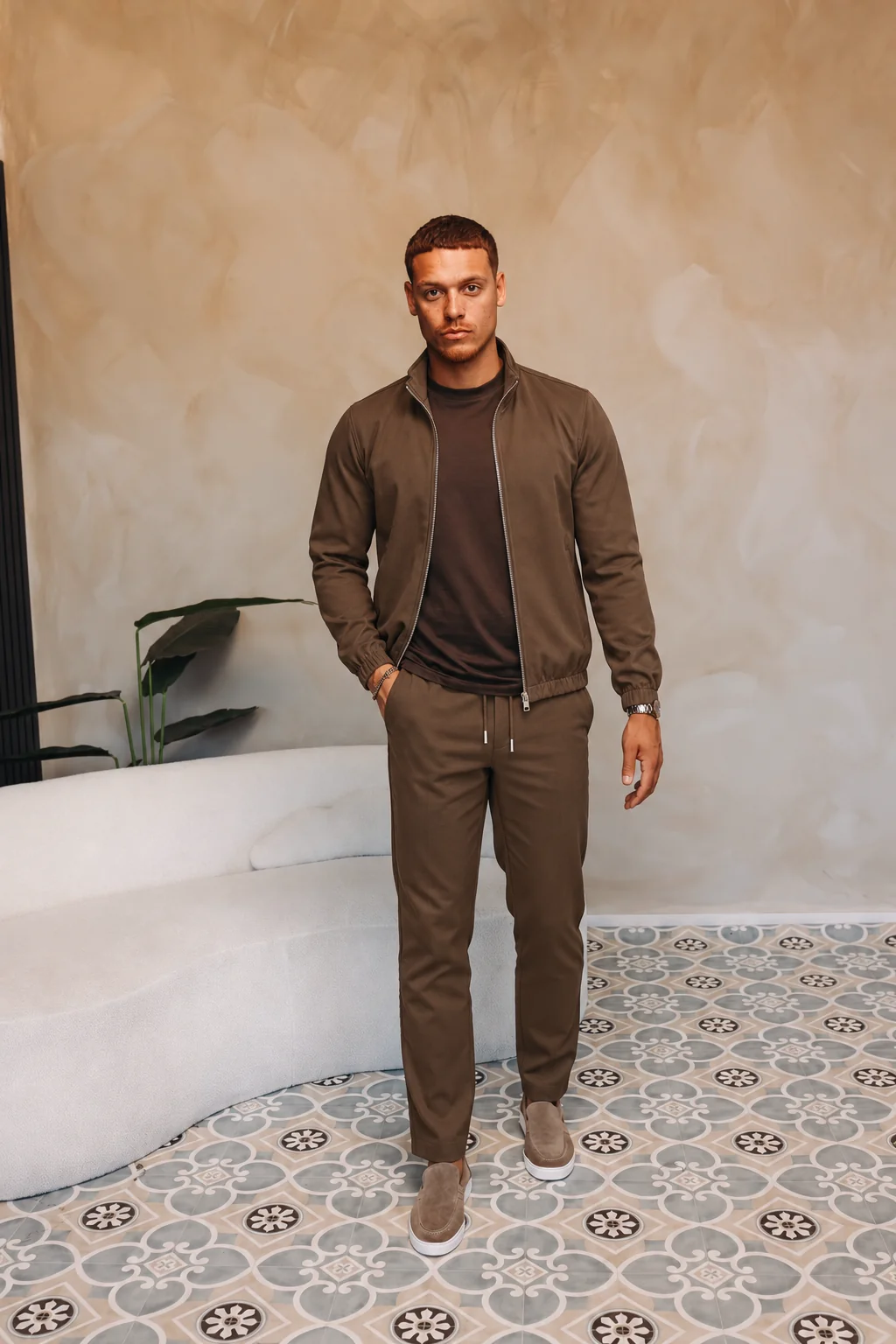 Monza Jacket Brown